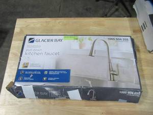 lot 710 image: Glacier Bay McKenna Single-Handle Pull-Down Sprayer Kitchen Faucet Model HD67726W-1208D2