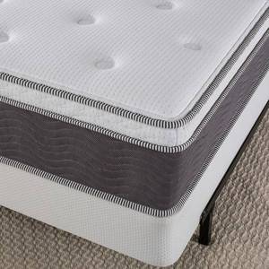 lot 408 image: Zinus Performance Plus Extra Firm 12 in. Twin Spring Mattress, HD-PPSM-12T - Open Box.