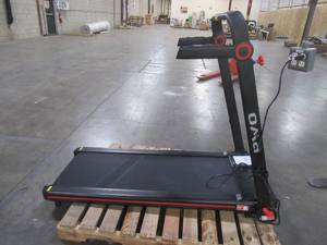 lot 320 image: OMA Treadmills for Home 1012EB with Max 2.25 HP 300 LBS Capacity Folding Treadmill for Running and Walking Jogging Exercise with 36 Preset Programs, Tracking Pulse, Calories - Broken Tablet Holder.
