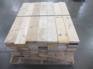 lot 322 image: (70 Pieces) Lumber, Approximately 2 in. x 6 in. x 4 ft. Premium Southern Yellow Pine  Fir.