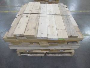 lot 323 image: (77 Pieces) Lumber, Approximately 2 in. x 6 in. x 4 ft. Premium Southern Yellow Pine  Fir.