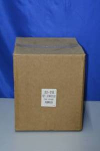 lot 47 image: box of 100 12 circle cut outs appears new