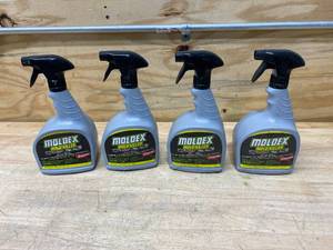 lot 69 image: MOLDEX Lot of 4- Mold & Mildew Disinfectant Spray (32 Ounce ea)