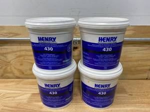 lot 71 image: HENRY Lot of 4-  430 1 Gal. ClearPro VCT Adhesive