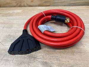 lot 54 image: WELL SHIN Generator Power Cord 25 12AWF 300v, 4 Prong Twist Lock