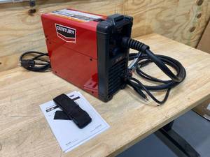 lot 25 image: CENTURY 90 Amp FC90 Flux Core Wire Feed Welder and Gun, 120V