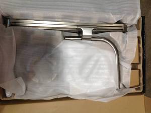Moen Nebia 1-Spray 8 in. Dual Shower Head and Handheld Shower Head with Magnetic Dock in Spot Resist Brushed Nickel customer return see pictures