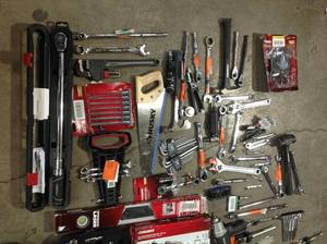 Large Lot of assorted Husky Tools and accessories various kinds and conditions  see pictures