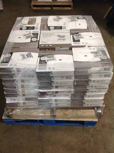 Pallet with 70 cases Traffic Master Bodden Bay 12 in. x 12 in. Terra Cotta Peel and Stick Vinyl Tile (30 sq. ft.  case) see pictures