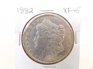 1882 Morgan Silver Dollar