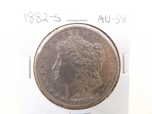 1882-S Morgan Silver Dollar