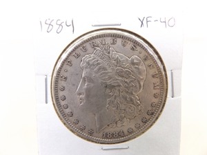 1884 Morgan Silver Dollar