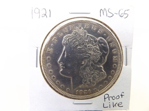 1921 Proof Like Morgan Silver Dollar