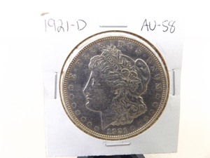 1921-D Morgan Silver Dollar