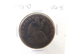 1845-O Seated Liberty Half Dollar
