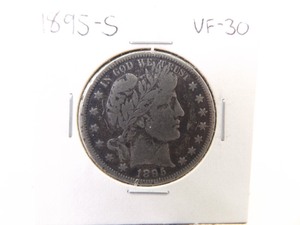 1895-S Barber Half Dollar
