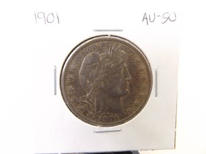 1901 Barber Half Dollar