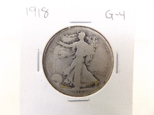 1918 Walking Liberty Half Dollar