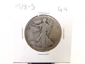 1918-S Walking Liberty Half Dollar