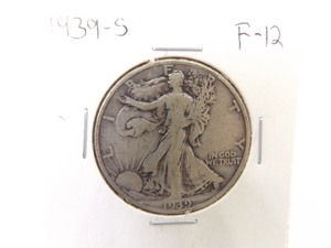 1939-S Walking Liberty Half Dollar
