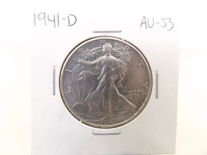 1941-D Walking Liberty Half Dollar