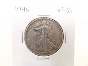 1945 Walking Liberty Half Dollar