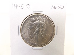 1945-D Walking Liberty Half Dollar