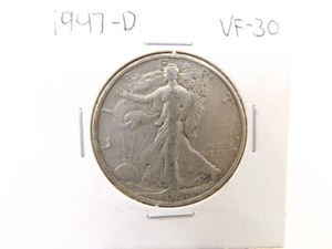 1947-D Walking Liberty Half Dollar