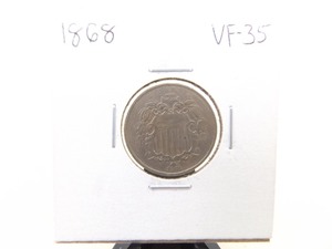1868 Shield Nickel