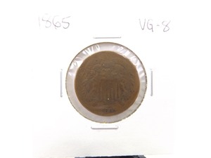 1865 Two Cent Piece