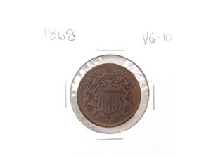 1868 Two Cent Piece