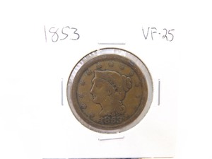 1853 Large Cent