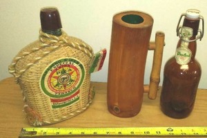 lot 179 image: Grolsch Lager Beer Bottle, Tabasco Flask and More.