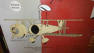 lot 189 image: Stearman Biplane Diecast Bank Liberty by Spec Cast.