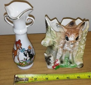lot 195 image: (2) Bambi Collectables.