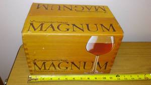 lot 206 image: NEW Magnum Wine Glasses (6).