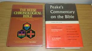 lot 266 image: Two Bible reference books.
