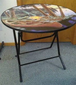 lot 277 image: Indoor outdoor table- quite unique.
