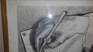 lot 287 image: Drawing Hands Zeichen-Dessiner, pencil.