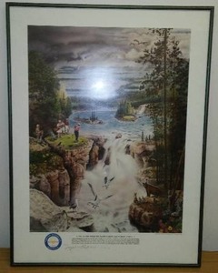 lot 295 image: Loyal H. Chapman artwork - Wayzata Country Club Hazeltine National US Mid-Amateur 1984.
