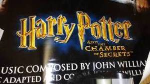 lot 906 image: Harry Potter and the Chamber of secrets poster- theater quality.