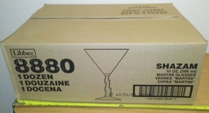 lot 915 image: Libby Brand Martini Glasses. (24) NEW