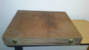 lot 935 image: Wood Flat Case- Great.