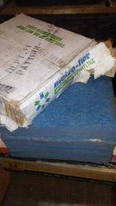 lot 938 image: Blue 12X12 Inch Tiles- Commercial Grade.