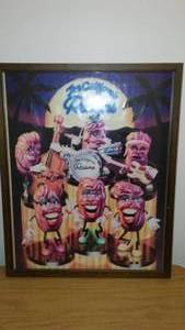 lot 987 image: California Raisins Framed Poster.