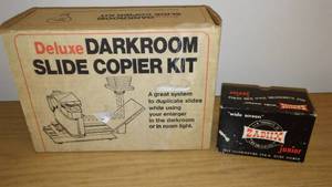 lot 999 image: Vintage Darkroom Slide Copier and Slide Viewer