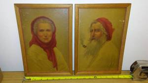 lot 1001 image: Contented Man and Woman of Capri