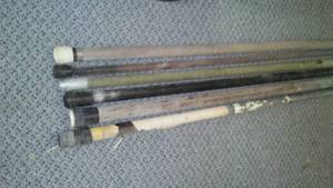 lot 1018 image: Collapsible Fishing Poles- Some Complete.
