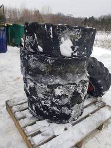 lot 6 image: Lot of (4) Foam Filled Skid Steer Tires