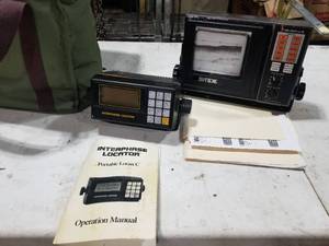 lot 27 image: Portable Loran C Interphase Locator, SI-Tex HE-357 MK II Fish Finder